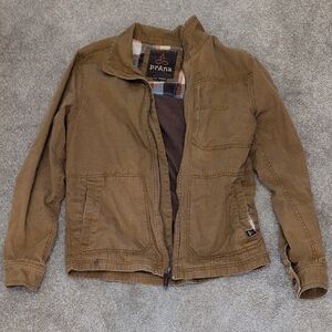 Prana Tan Casual Jacket